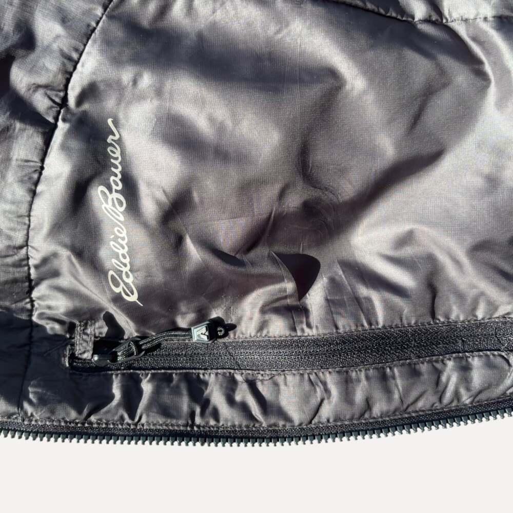 Eddie Bauer First Ascent Pertex Quantum Eco Quilted Jacket Black ~Size S - Picture 11 of 16